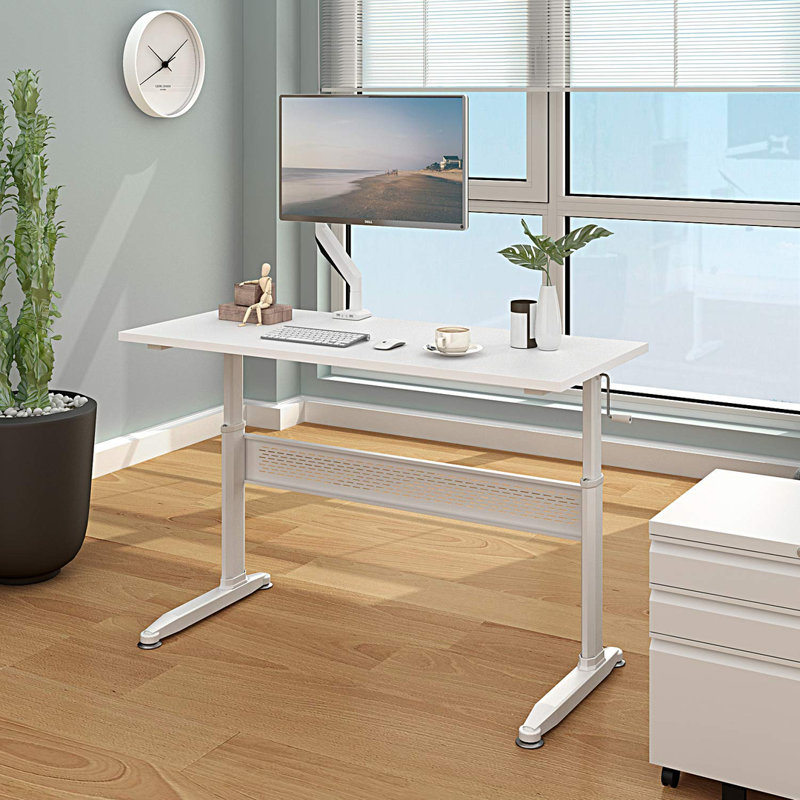 Symple Stuff Grattan Height Adjustable Standing Desk & Reviews Wayfair